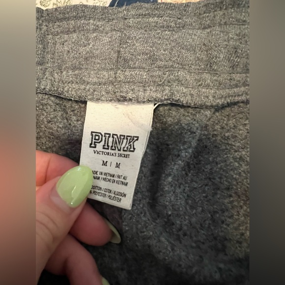 Victorias Secret Pink Grey Sweatpants - Picture 4 of 7